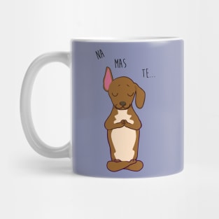 NAMASTE Chiweenie Mug